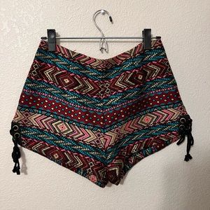 Patterned Shorts- Never Worn